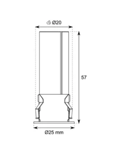 Foco empotrable de techo Estella - Conalux - Downlight redondo LED