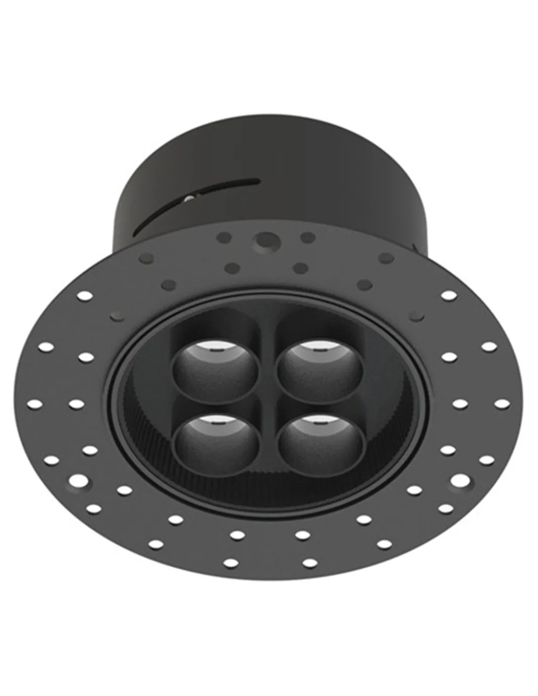 Foco empotrable de techo Hera REP 10W - Conalux - Diseño redondo con 4 focos