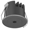 Foco empotrable Dot R - Conalux - Lámpara de techo negra, LED 3W