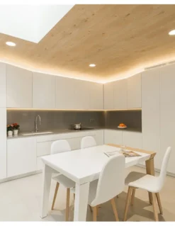 Foco empotrable Lex - Arkoslight - Downlight bicolor, Ø 15.1 cm