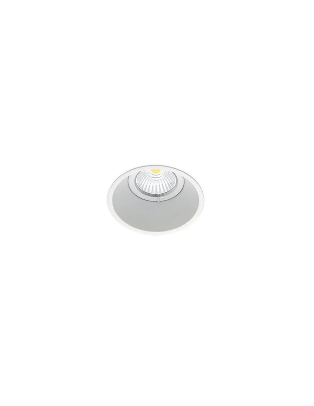 Foco Gap 12V & 230V - Arkoslight - Empotrable blanco Ø 9.6 cm de luz retranqueada