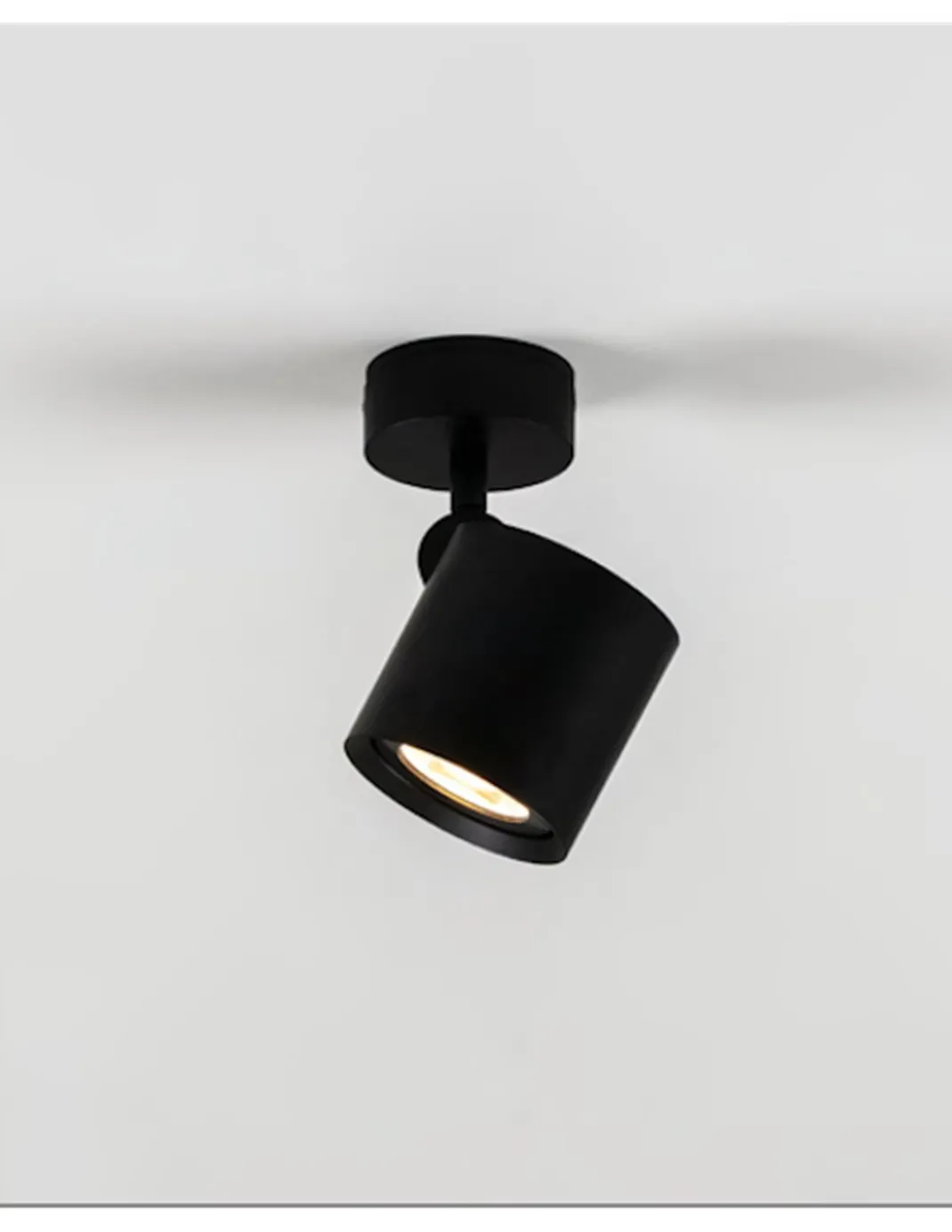 Foco 1 Kronn - Milán - Foco de luz orientable en metal de aluminio