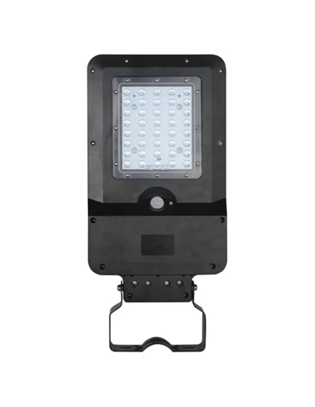 Iluminación vial solar V-Solar - Conalux - Lámpara con sensor de movimiento, acabado negro