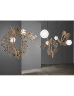 Lampara colgante Aimei - a-emotional light - Lámpara de madera de fresno, luz regulable