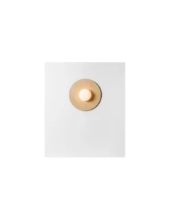 Lámpara Aplique Knock - Milán - Pared y Techo 40 x 10.8 Madera + Color Beige