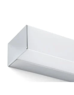 Lámpara aplique para espejos Nilo – Faro – Lámpara de baño, LED 3000K, Blanco/Cromo, 60/90 cm