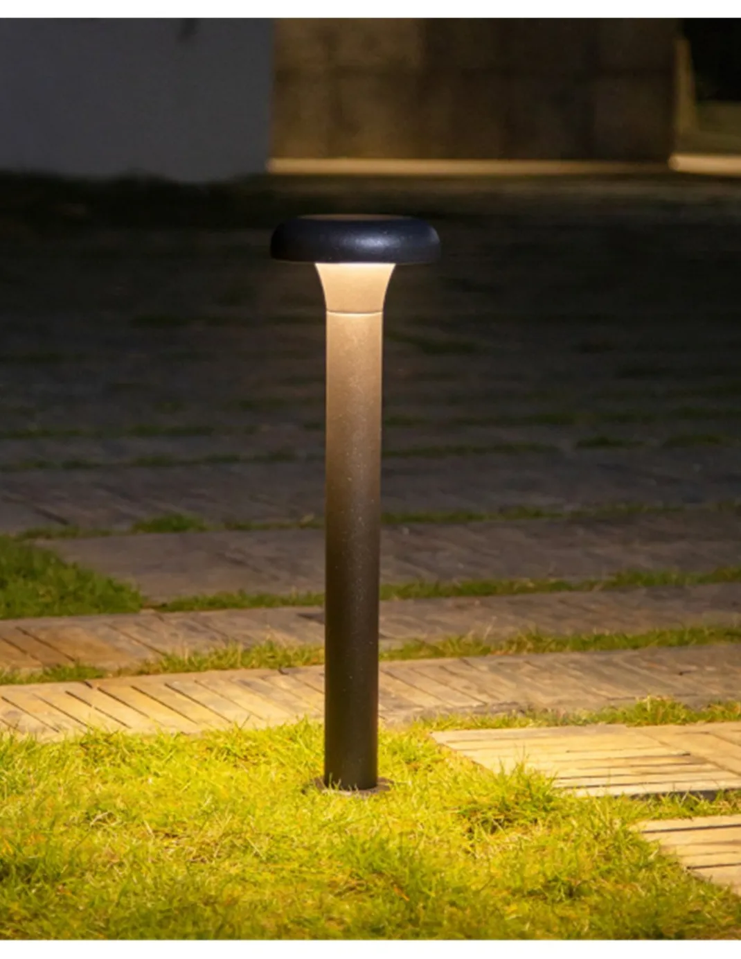 Lámpara baliza de exterior Arena - Iberlamp - Lámpara de aluminio