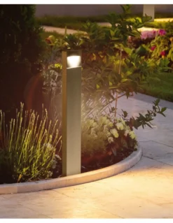 Lámpara baliza de exterior Hide – FORLIGHT – Lámpara de aluminio antracita, LED 4000K 812 lm IP65, Altura: 80 cm