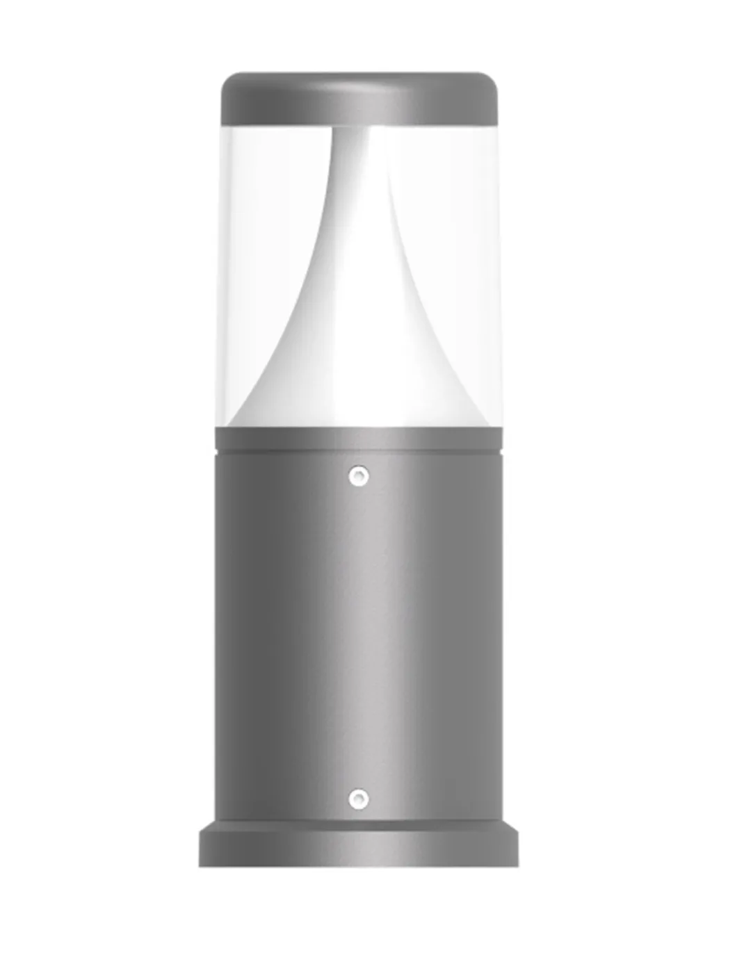 Lámpara baliza de exterior Terra - Iberlamp - Baliza pequeña antracita