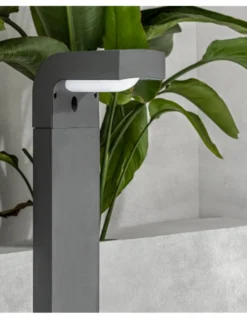 Lámpara baliza Klamp - Faro - Lámpara de exterior, acabado gris oscuro, IP44