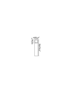 Lámpara Baliza Onze - Faro - Baliza LED exterior color negro