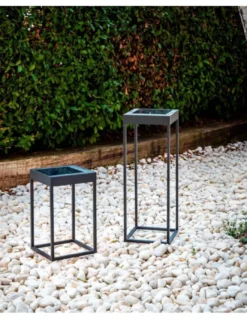 Lámpara baliza portátil Kasp – Faro – Lámpara solar, Regulable 2700-3000K, 30-50 cm