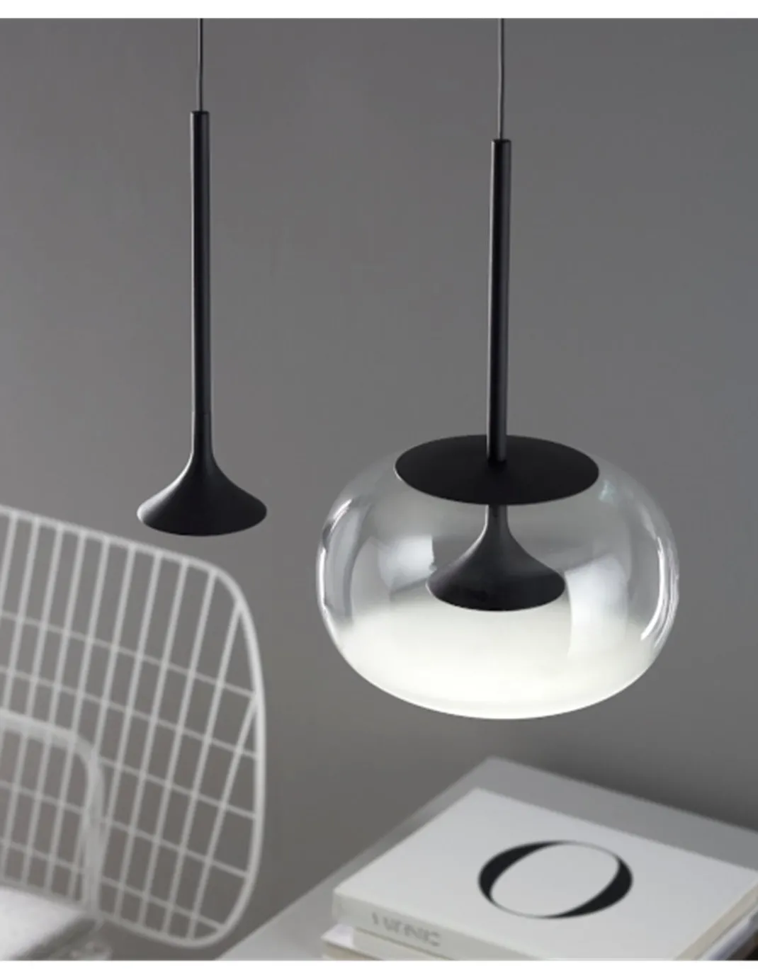 Lámpara colgante Alive – LedsC4 – Lámpara de cristal tipo bola, LED 2700K 454 lm