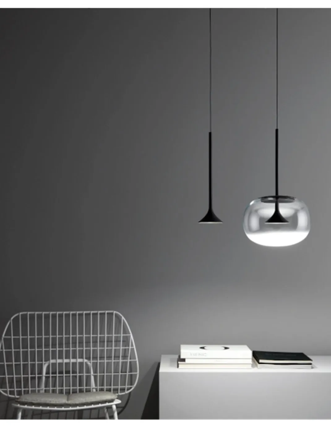 Lámpara colgante Alive – LedsC4 – Lámpara de cristal tipo bola, LED 2700K 454 lm