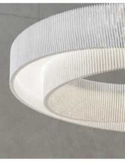 Lámpara colgante Anel - a-emotional light - Lámpara de diseño biomórfico y vanguardista, malla de acero