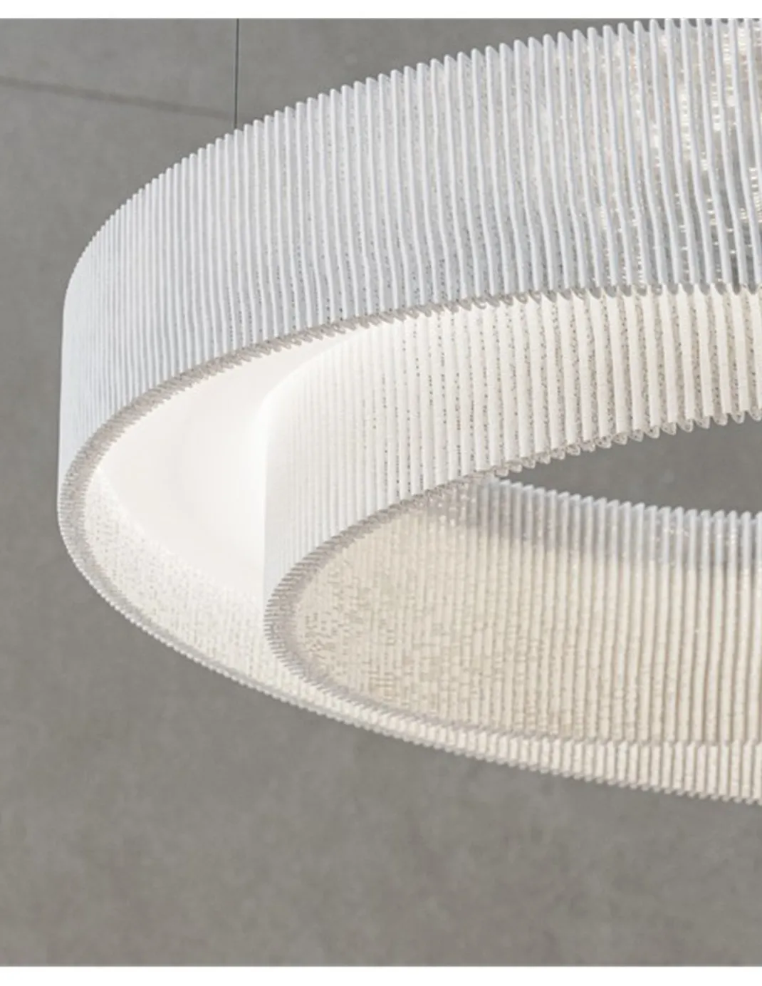 Lámpara colgante Anel - a-emotional light - Lámpara de diseño biomórfico y vanguardista, malla de acero