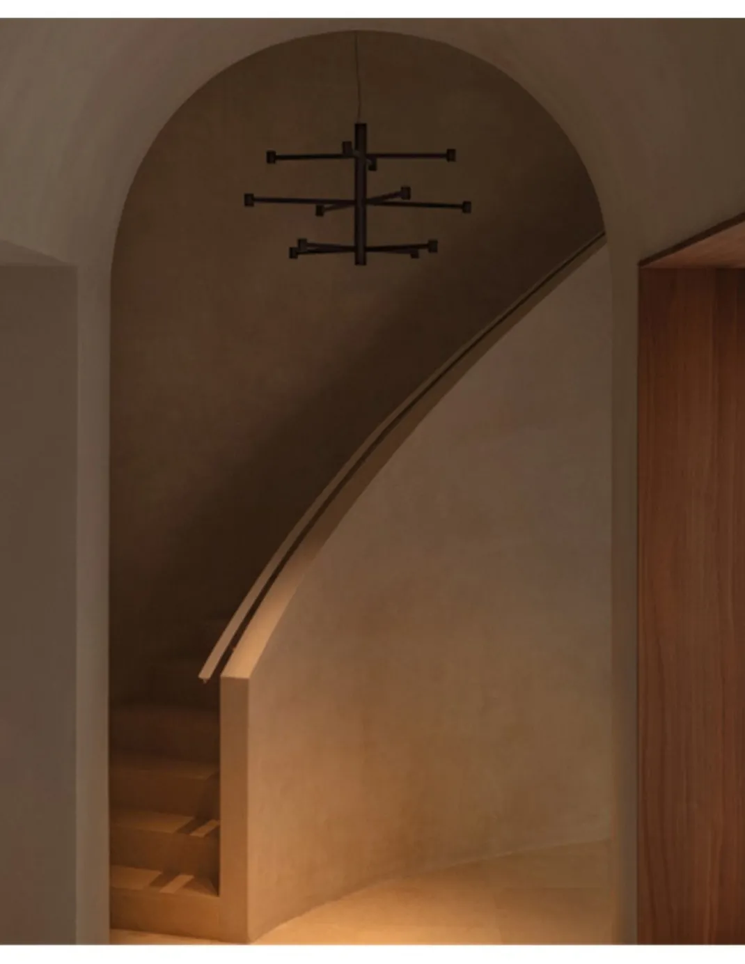 Lámpara colgante Art Chandelier Base - Arkoslight - Lámpara LED minimalista