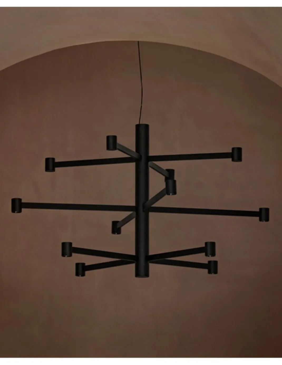 Lámpara colgante Art Chandelier Base - Arkoslight - Lámpara LED minimalista