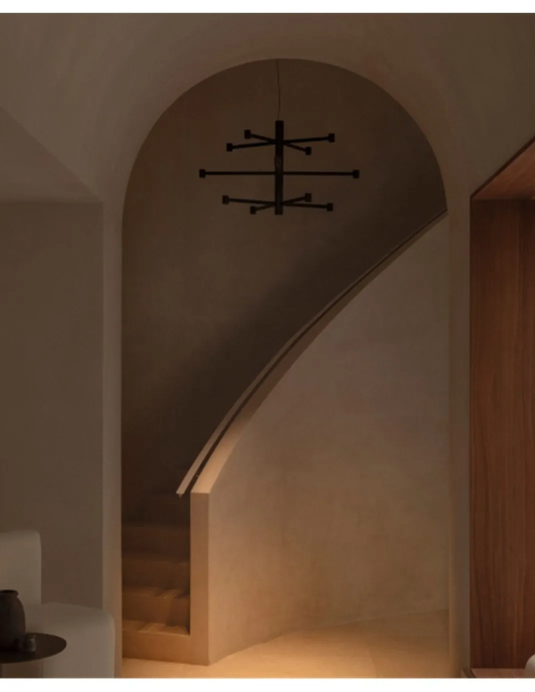 Lámpara colgante Art Chandelier Base - Arkoslight - Lámpara LED minimalista