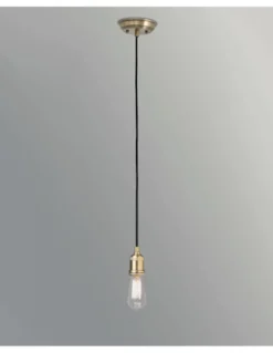 Lámpara colgante Art – Faro – Lámpara vintage dorado/negro