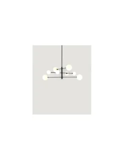 Lámpara colgante Atom - Aromas - Lámpara tipo bola, 8 luces LED 2700K, Altura regulable