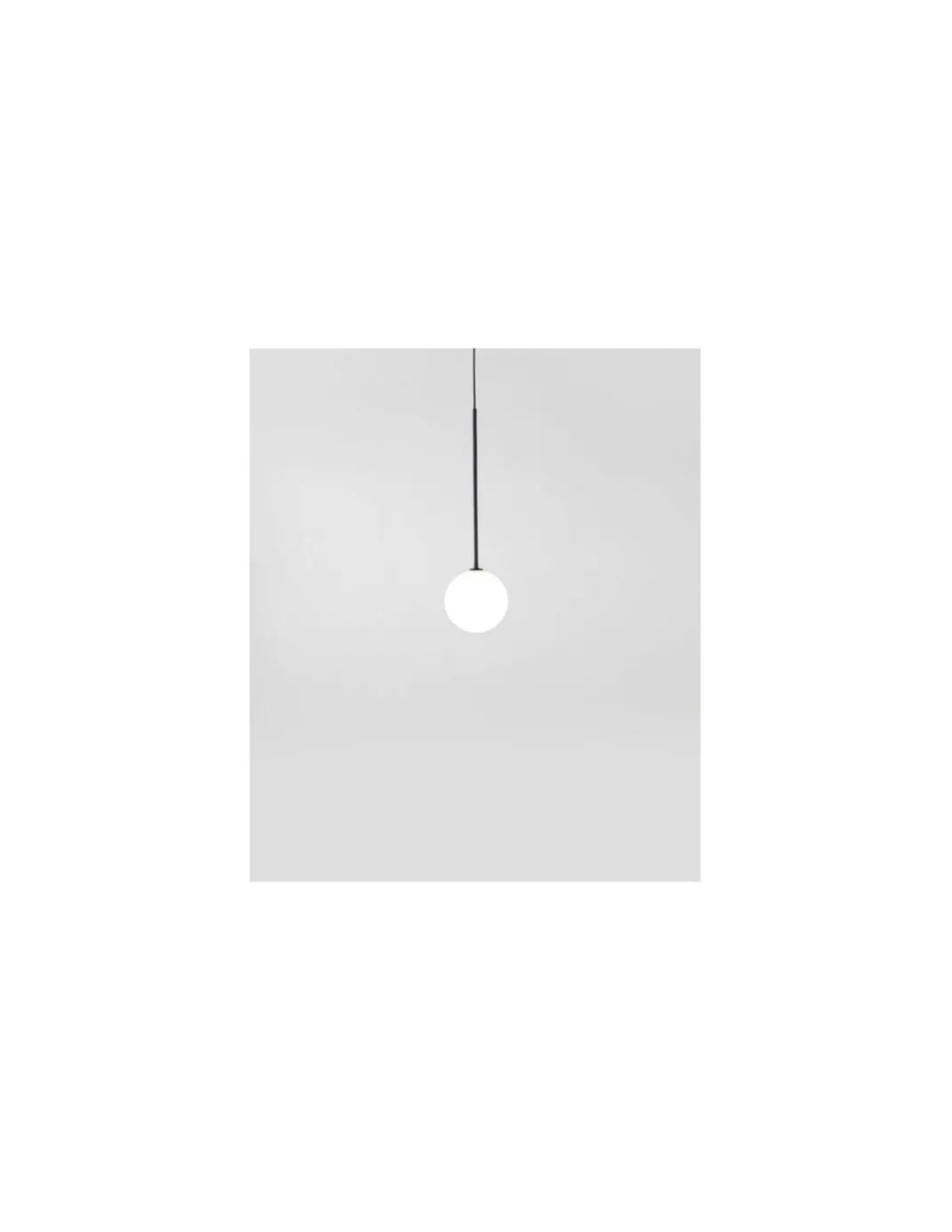 Lámpara colgante Ball - Aromas - Lámpara tipo bola, vidrio soplado opal
