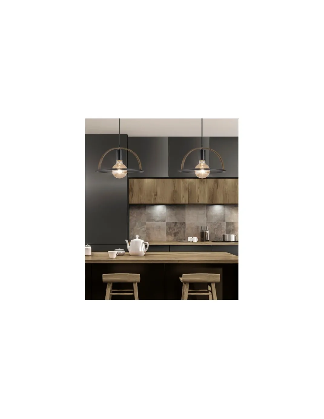 Lámpara colgante Balta - AJP - Estilo Retro/Vintage industrial