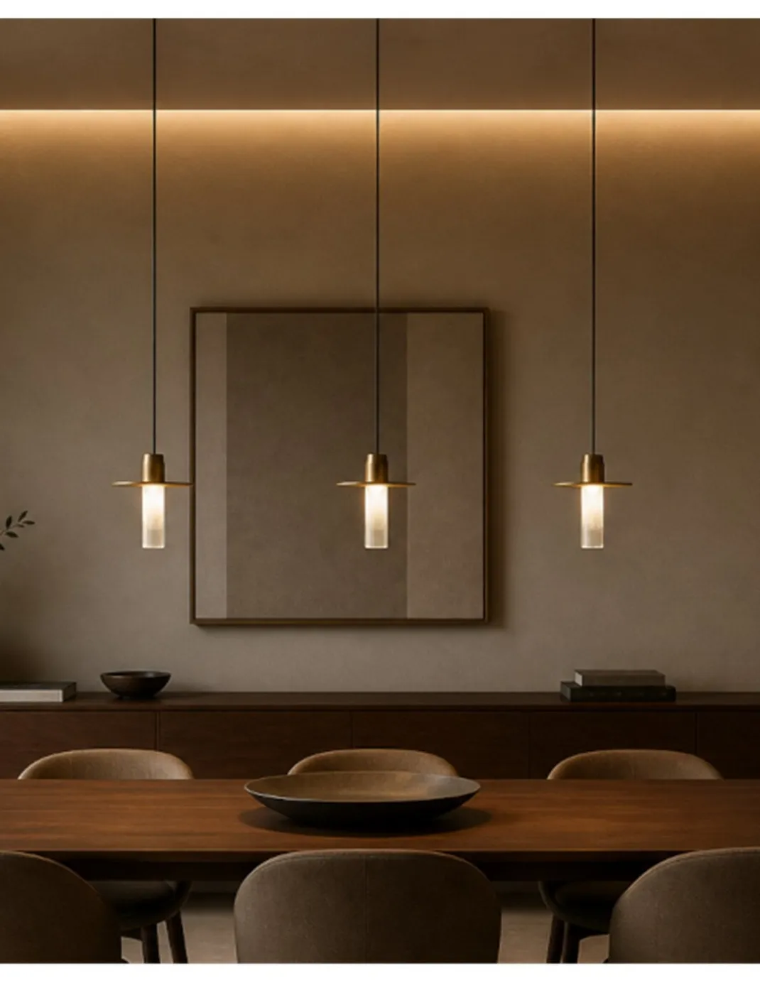 Lámpara colgante Beira S160 - B.lux - Suspensión cilíndrica de vidrio con luz focal