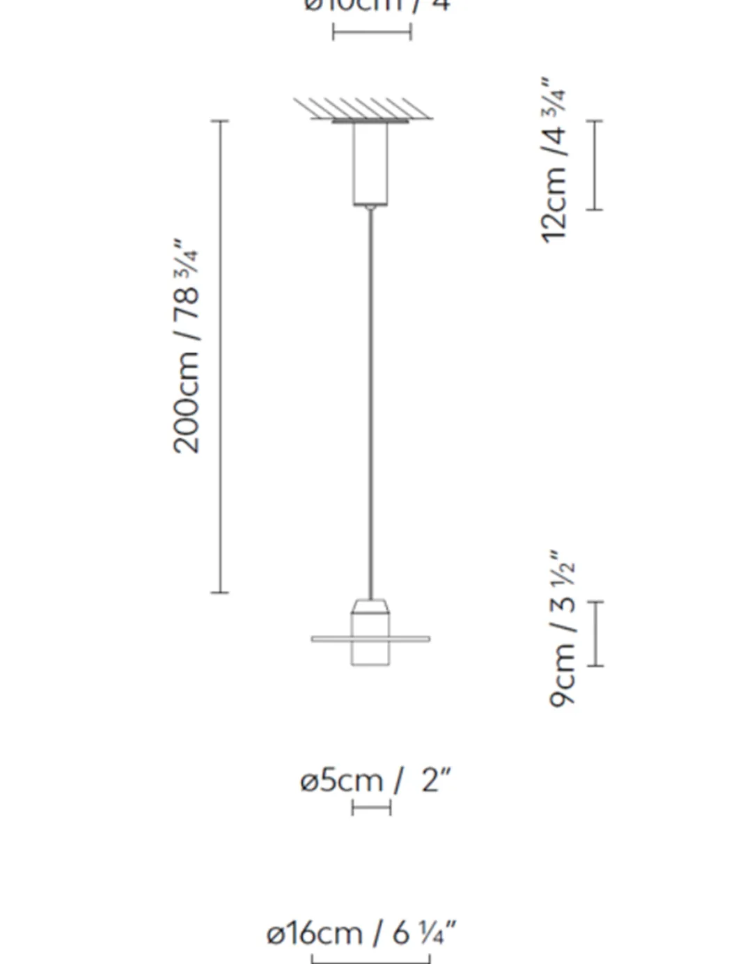 Lámpara colgante Beira S DK 160 - B.lux - Lámpara con disco decorativo y óptica darklight