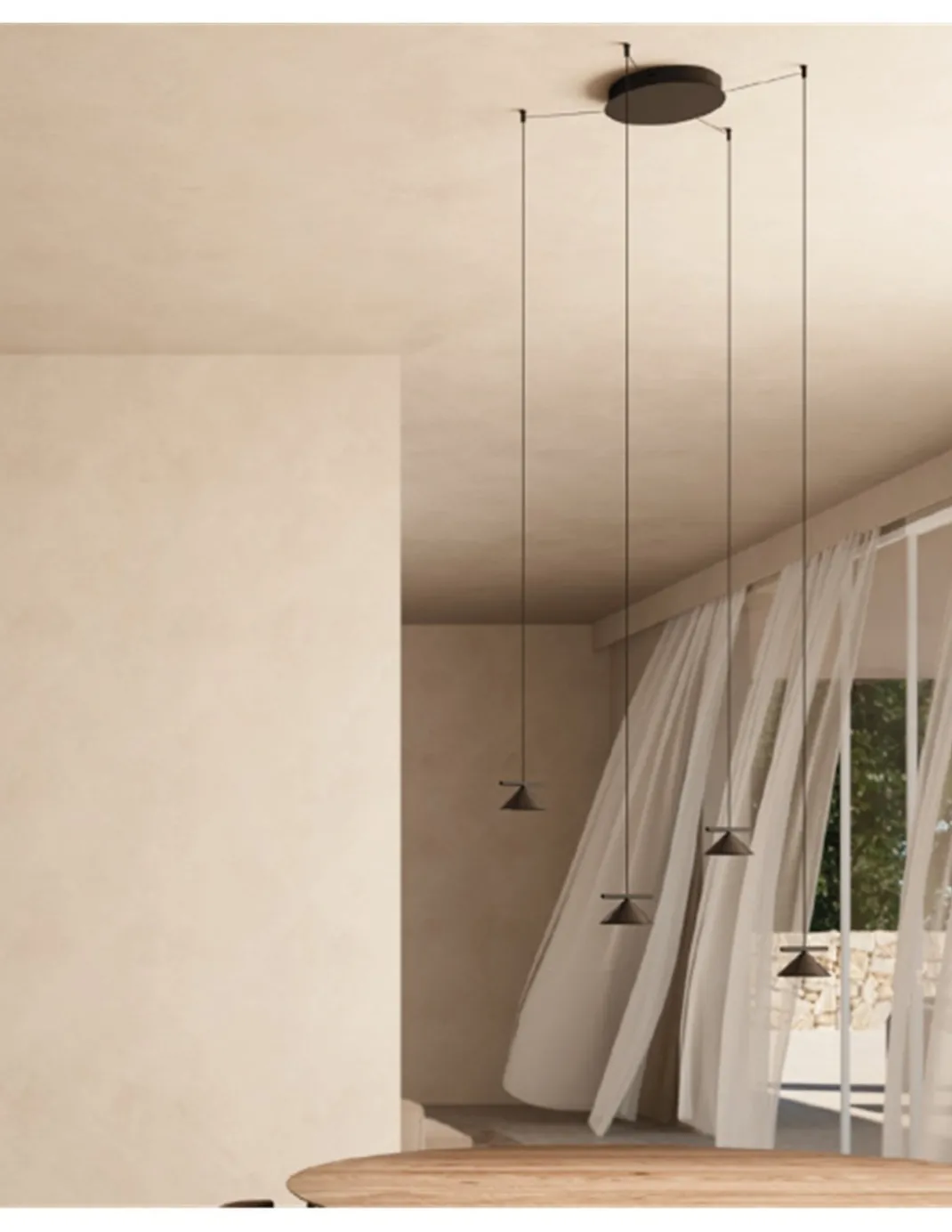 Lámpara colgante Belle Chandelier 02 - Nexia - Lámpara moderna con 4 luces