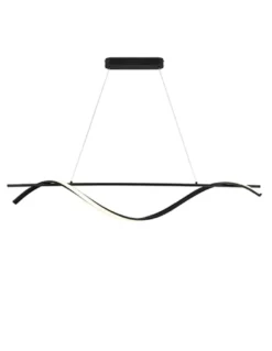 Lámpara colgante Boa – Schuller – Lámpara minimalista LED, acabado negro mate