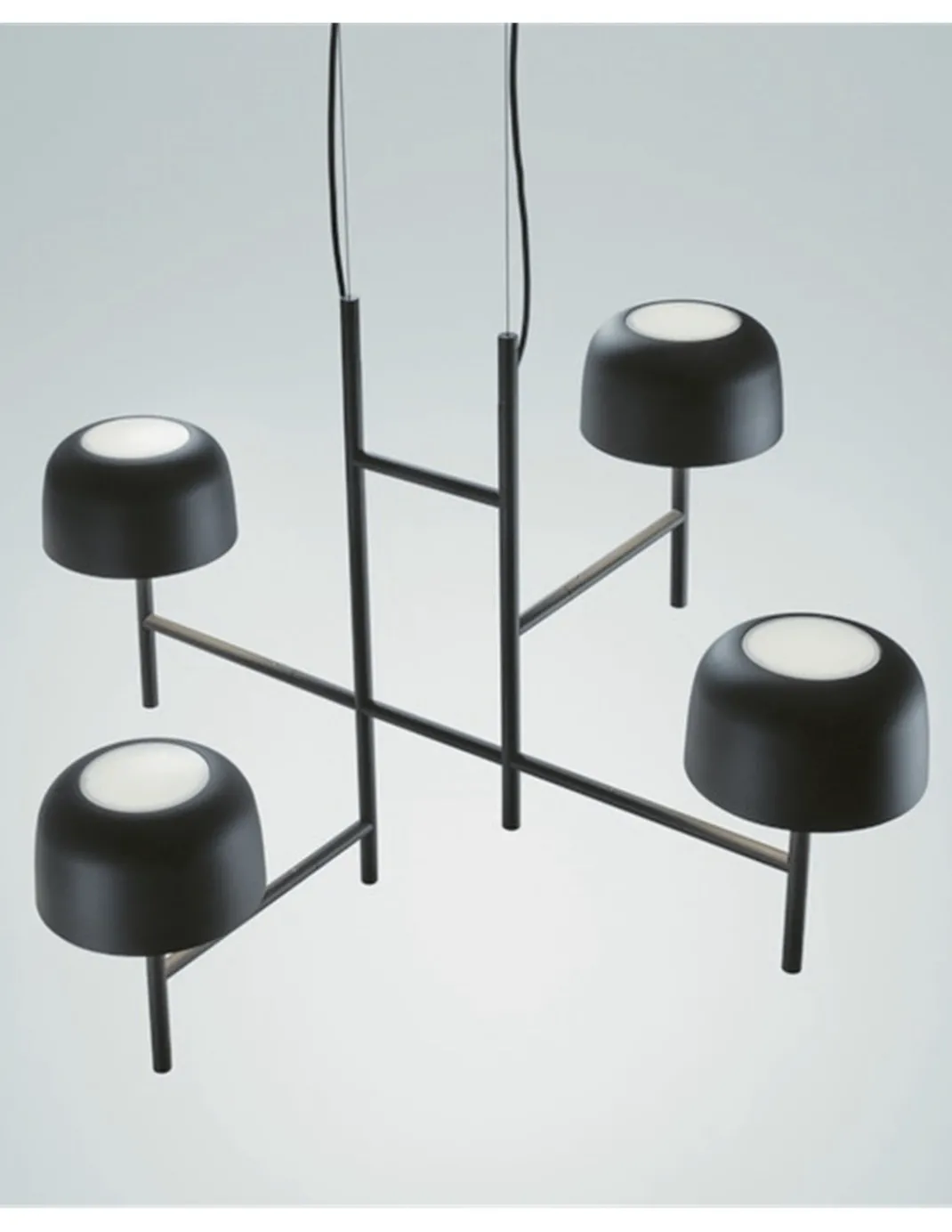 Lámpara colgante Bol - Bover - Lámpara decorativa 4 luces, LED regulable