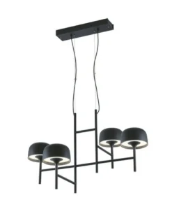 Lámpara colgante Bol - Bover - Lámpara decorativa 4 luces, LED regulable