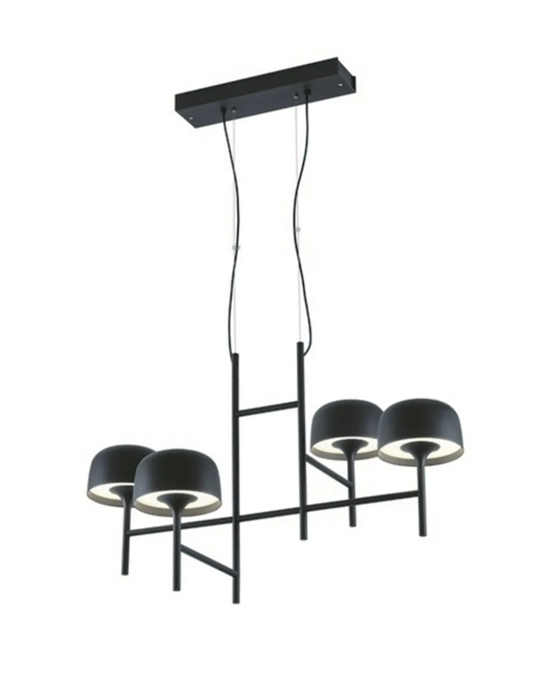 Lámpara colgante Bol - Bover - Lámpara decorativa 4 luces, LED regulable
