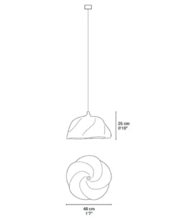 Lámpara colgante Bolgatanga Single S - PET Lamp - Pantalla de fibra natural “elephant grass” y botellas recicladas