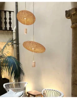 Lámpara colgante Calma – Luxcambra – Pantalla de corcho ecológico