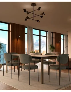Lámpara colgante Capuccina - Mantra - Lámpara de techo decorativa 8 luces orientables