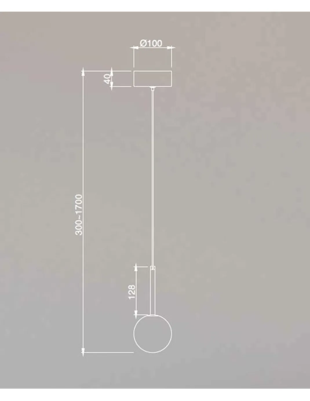 Lámpara colgante Cellar – Mantra – Lámpara de techo tipo bola, G4