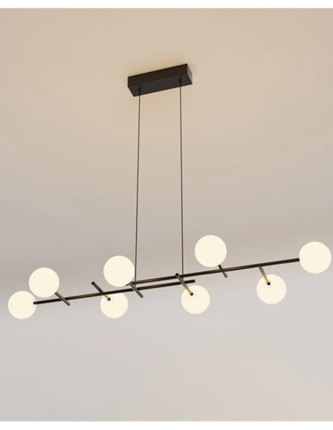 Lámpara colgante Cellar – Mantra – Lámpara de techo tipo bola, G4, 8 luces
