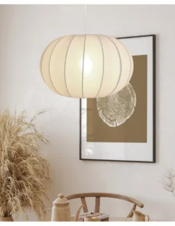 Lámpara colgante Chiquita - IDP Lampshades - Diseño redondo blanco