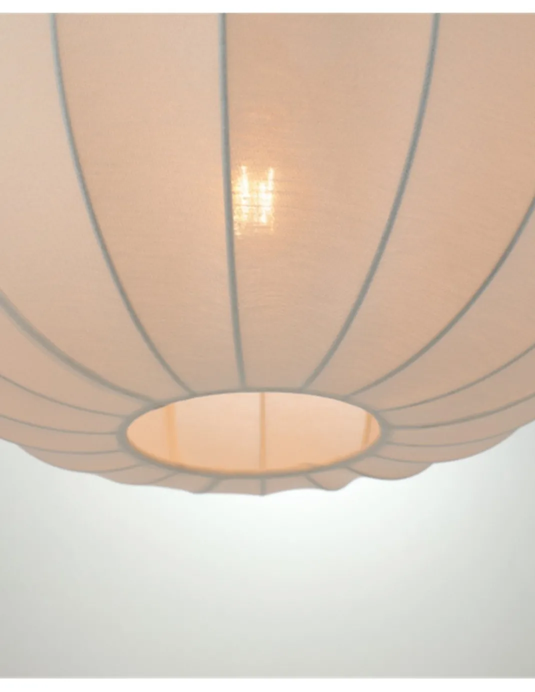 Lámpara colgante Chiquita - IDP Lampshades - Diseño redondo blanco