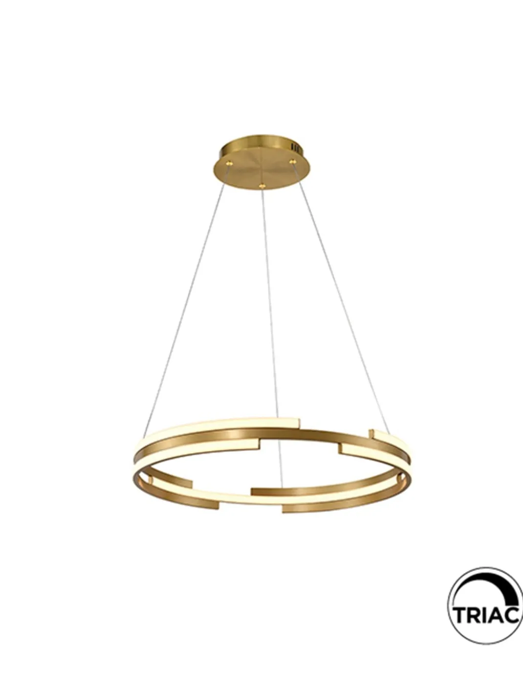 Lámpara colgante Ciclos – Schuller – Lámpara circular en dos colores, LED regulable