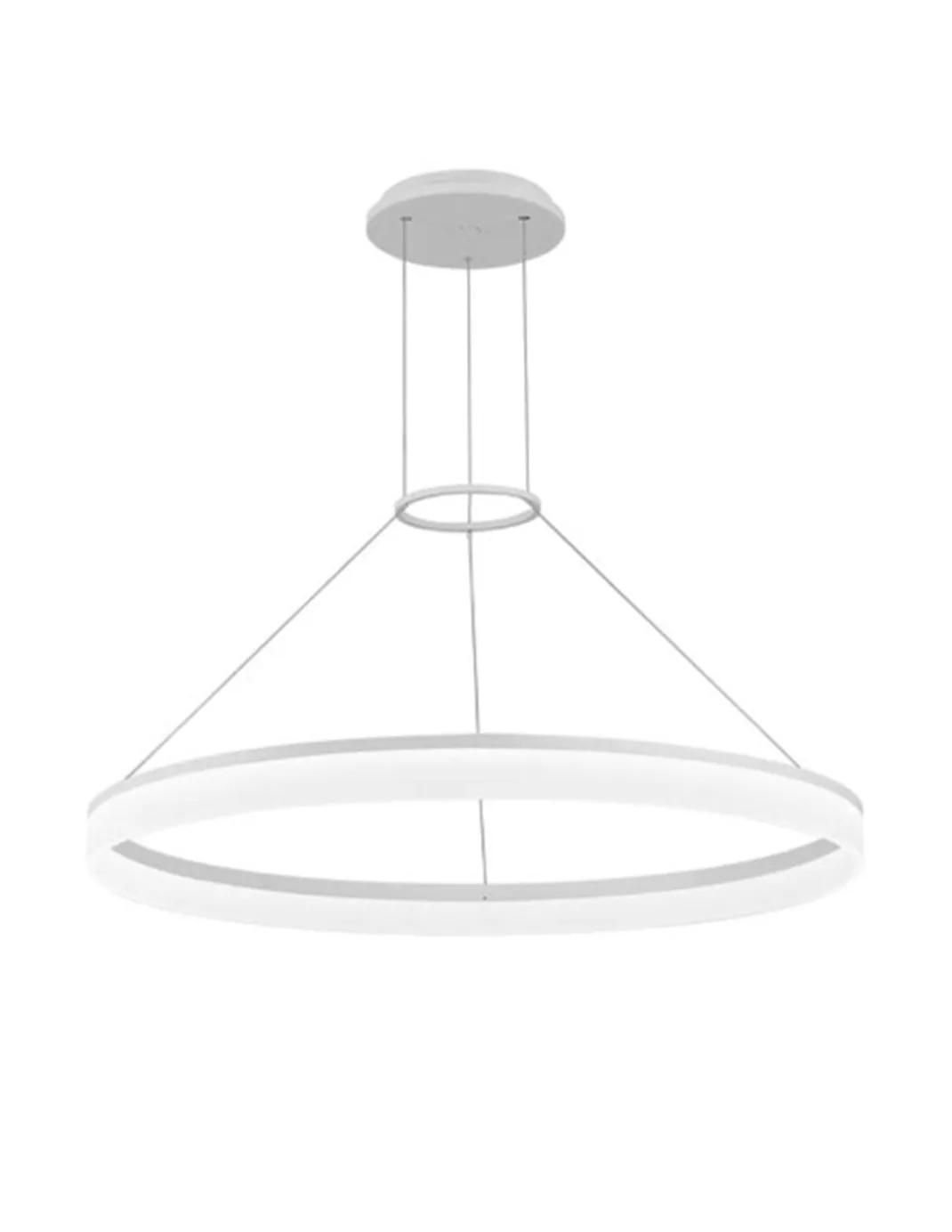 Lámpara colgante Circ Round - LedsC4 - Lámpara aro blanca