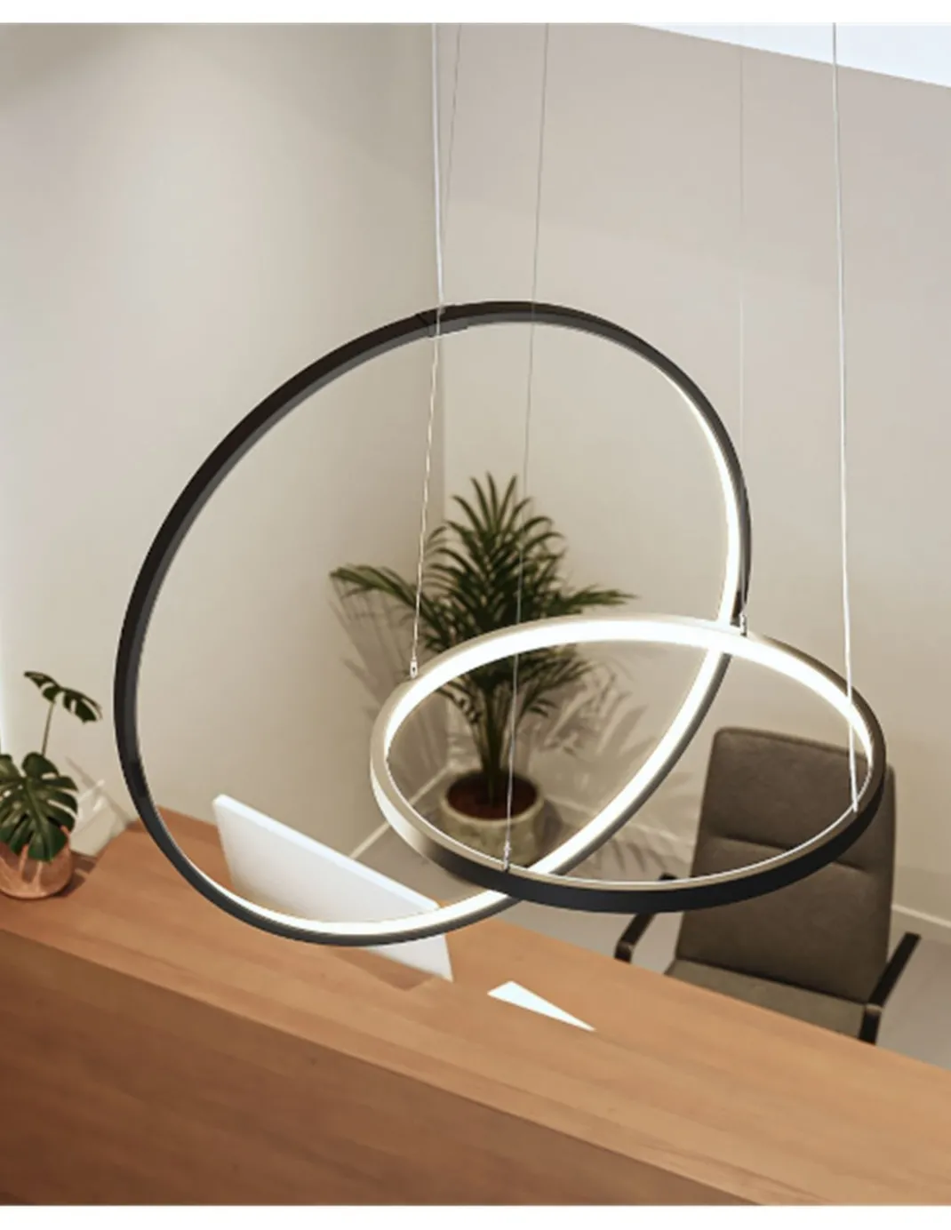 Lámpara colgante Circus – Beneito & Faure – Lámpara redonda minimalista LED