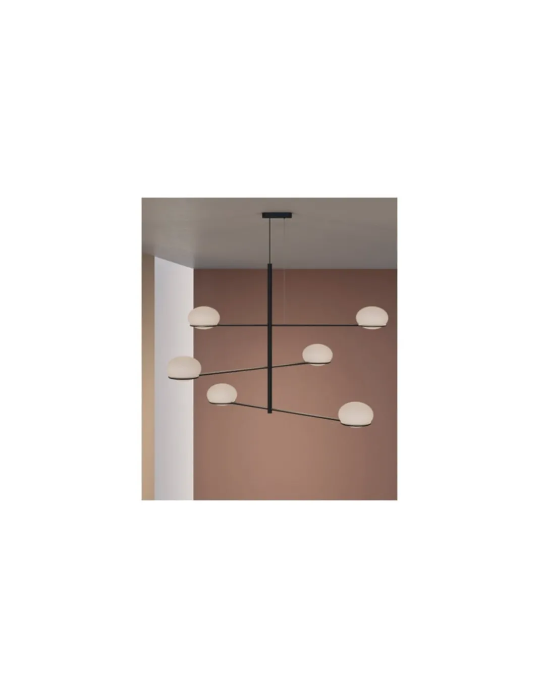 Lámpara colgante Coco chandelier - LedsC4 - Lámpara de araña moderna