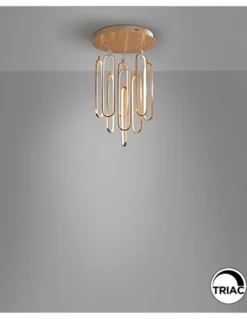 Lámpara colgante Colette – Schuller – Lámpara moderna de 9 luces, LED regulable