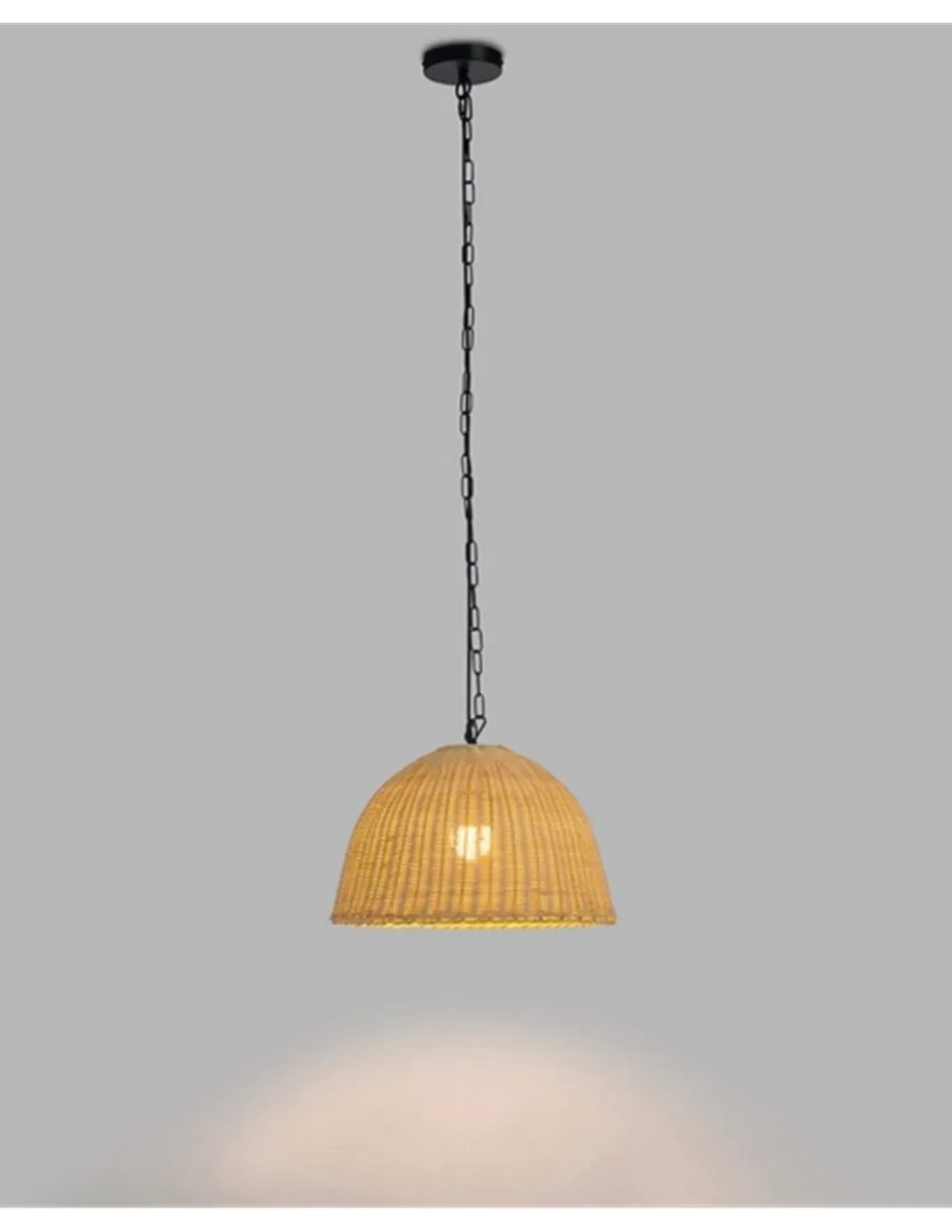 Lámpara colgante Cortic - FORLIGHT - Diseño boho chic natural