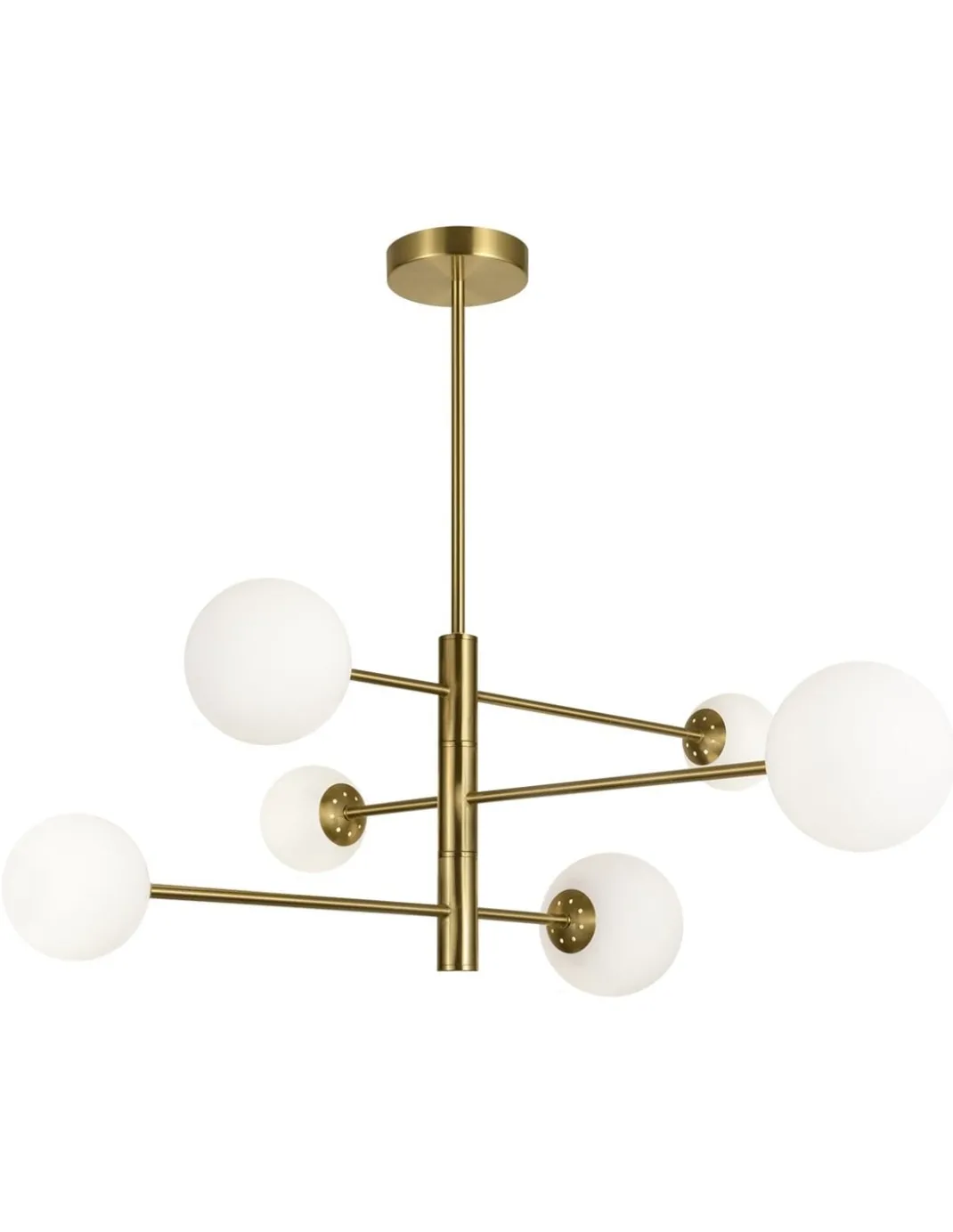 Lámpara colgante Cosmica – AJP – Lámpara decorativa tipo bola dorada