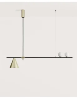 Lámpara colgante Crane - Aromas - Lámpara decorativa oro mate, LED 2700K