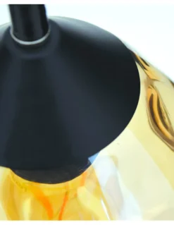 Lámpara colgante Daiki - IDP Lampshades - Lámpara de cristal ámbar